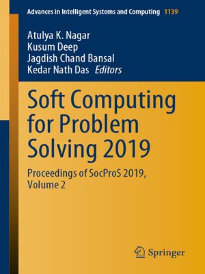 cover image of Soft Computing for Problem Solving 2019